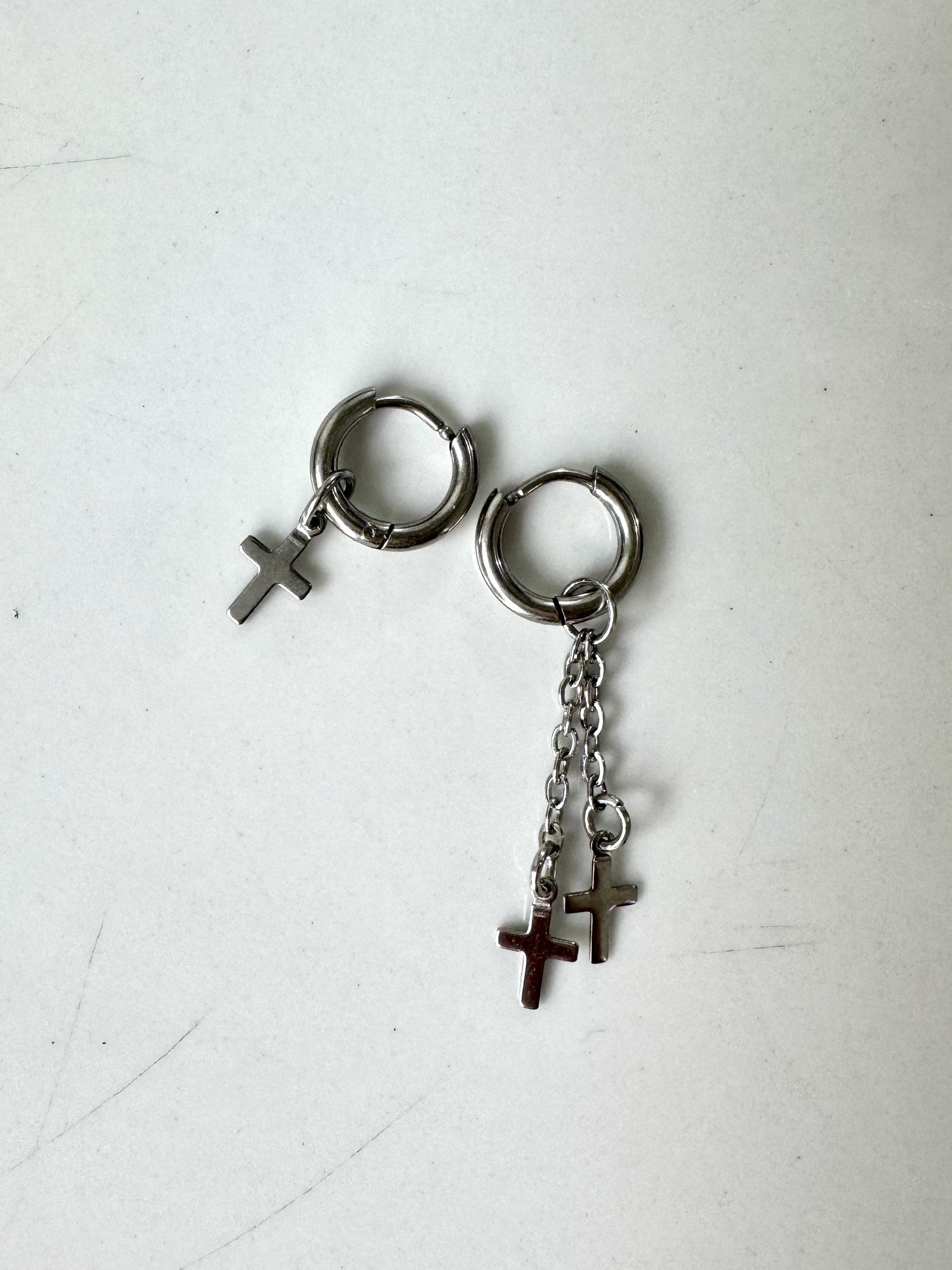 Faith Hoop Earring