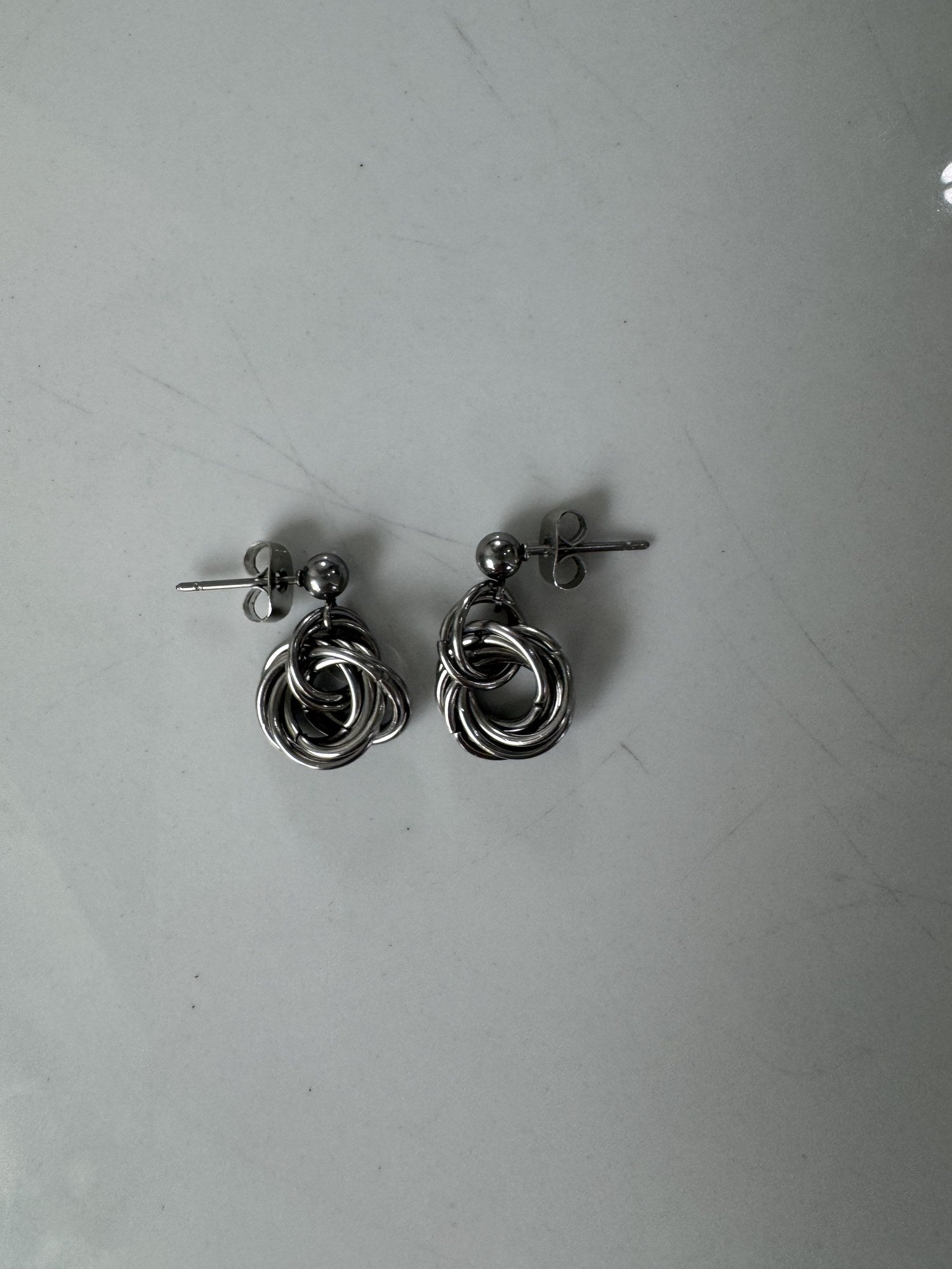 Weaved Stud Earring