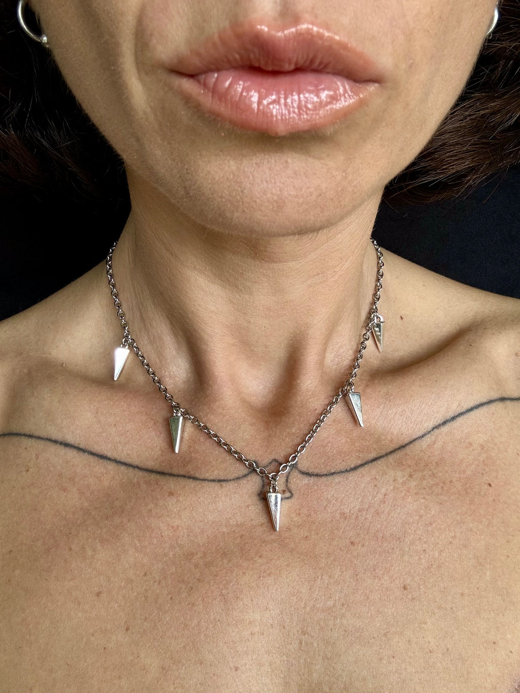 Triangle Spike Necklace