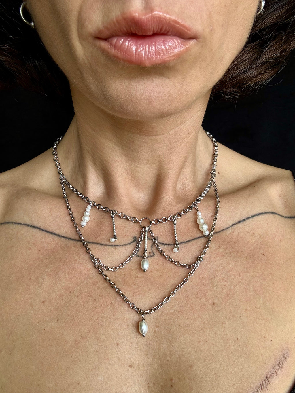 Pearl Cascade Necklace