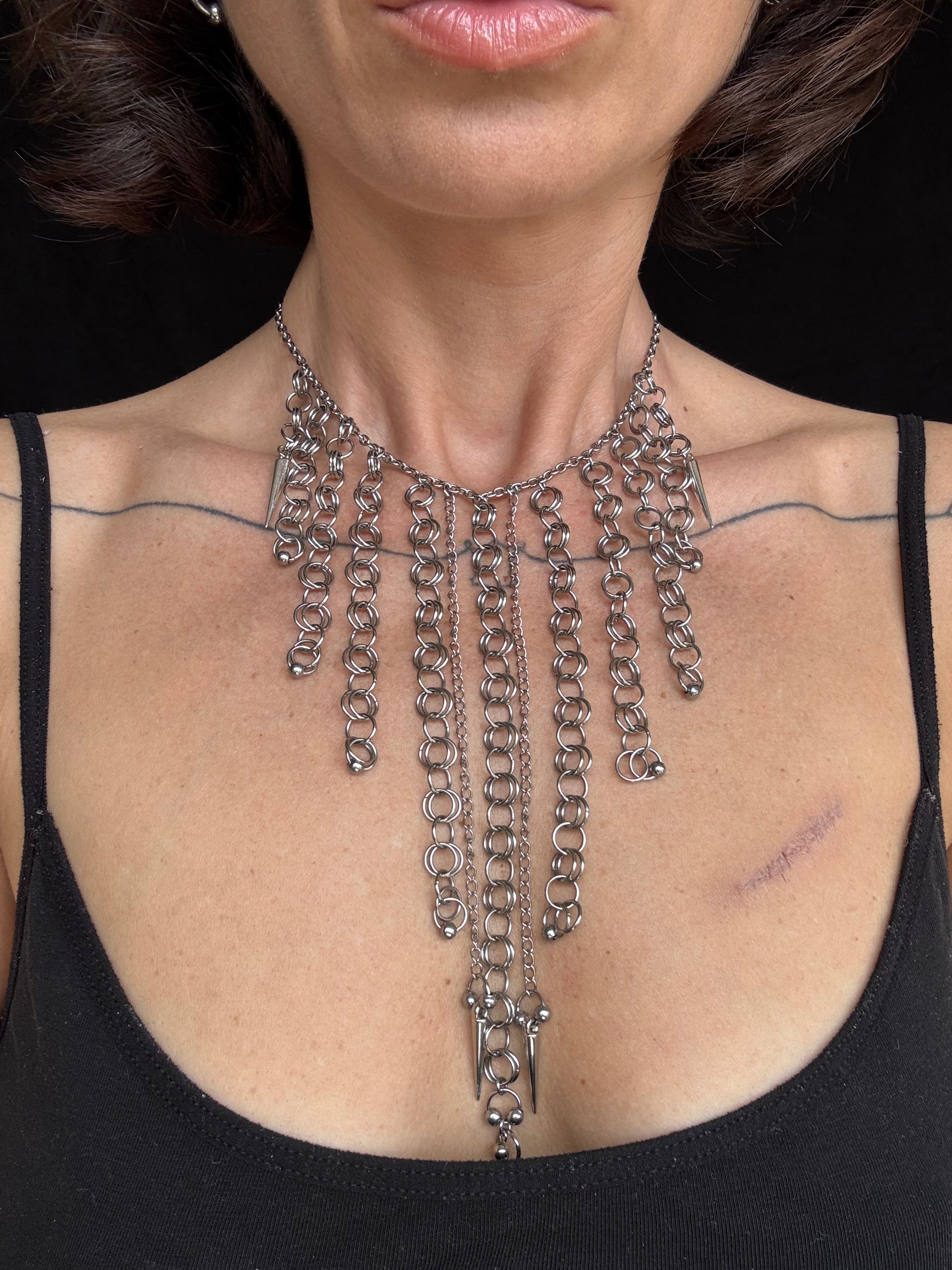 Cascade Fringe Necklace