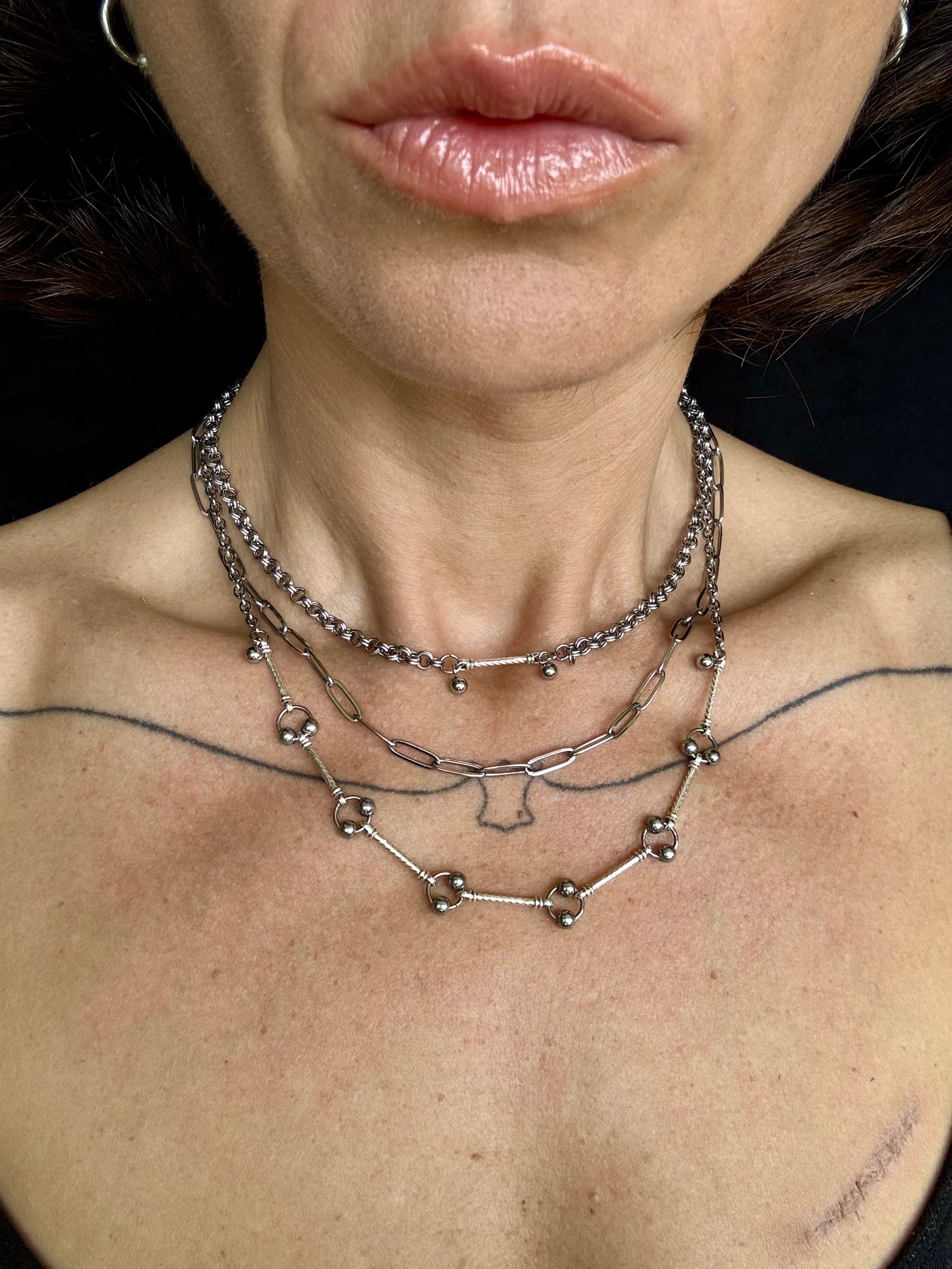 Layered Bar Necklace