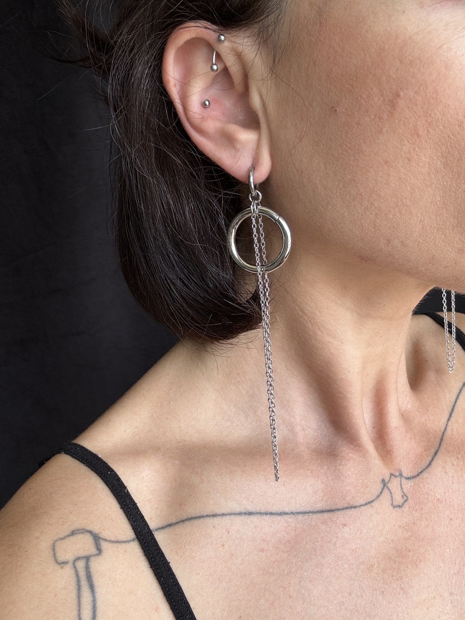 Cascade Hoop Earrings