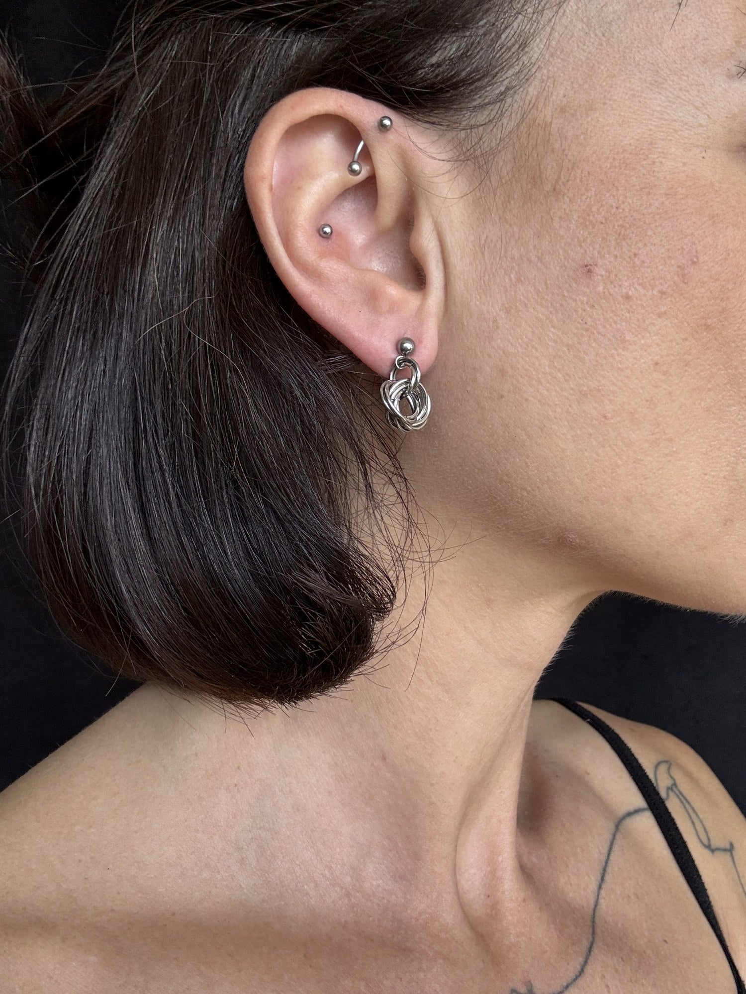 Weaved Stud Earrings