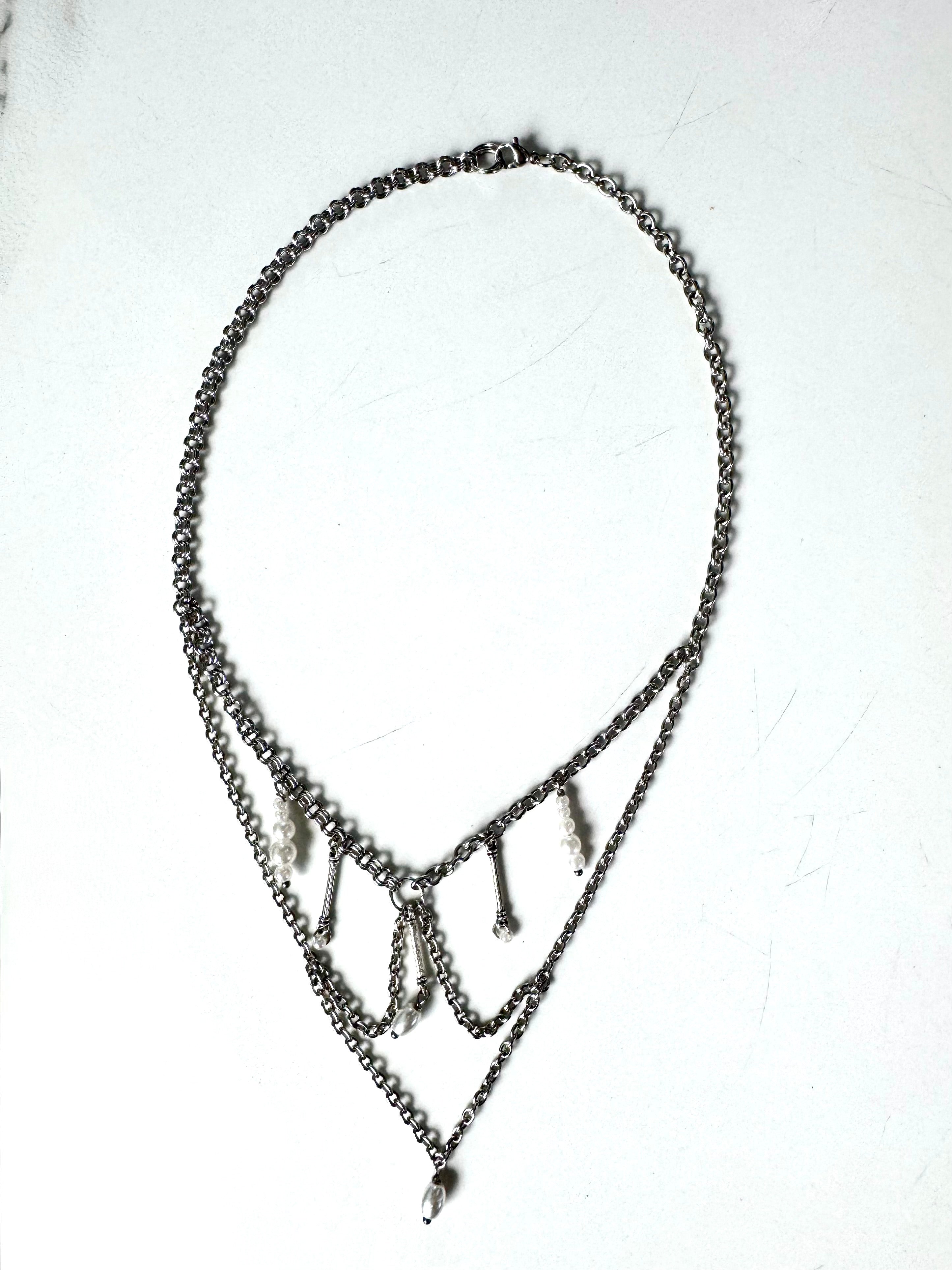 Pearl Cascade Necklace