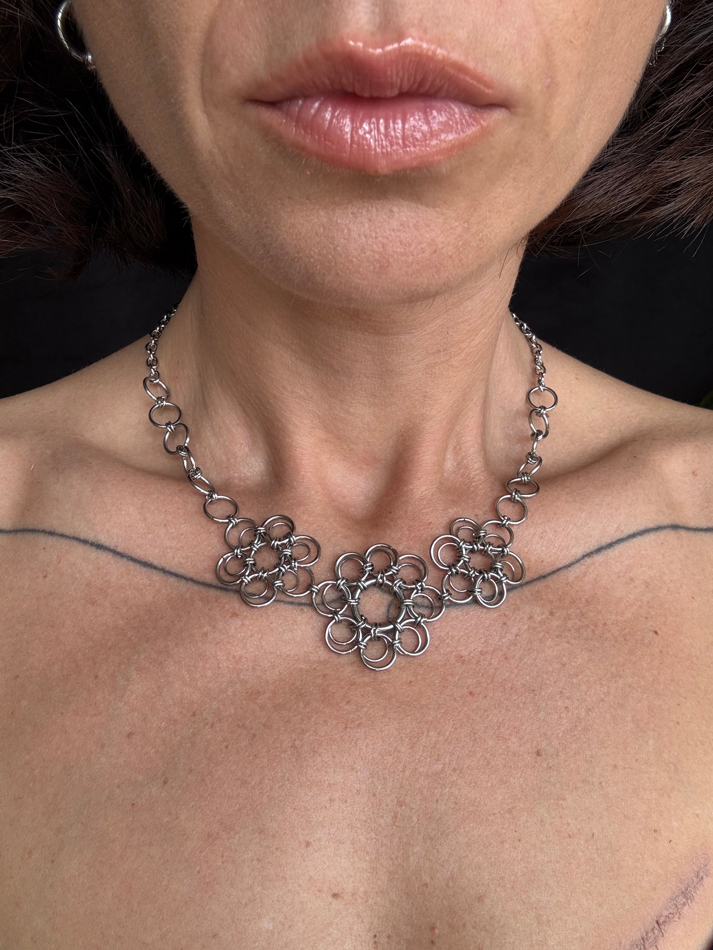 Flower Trio Necklace