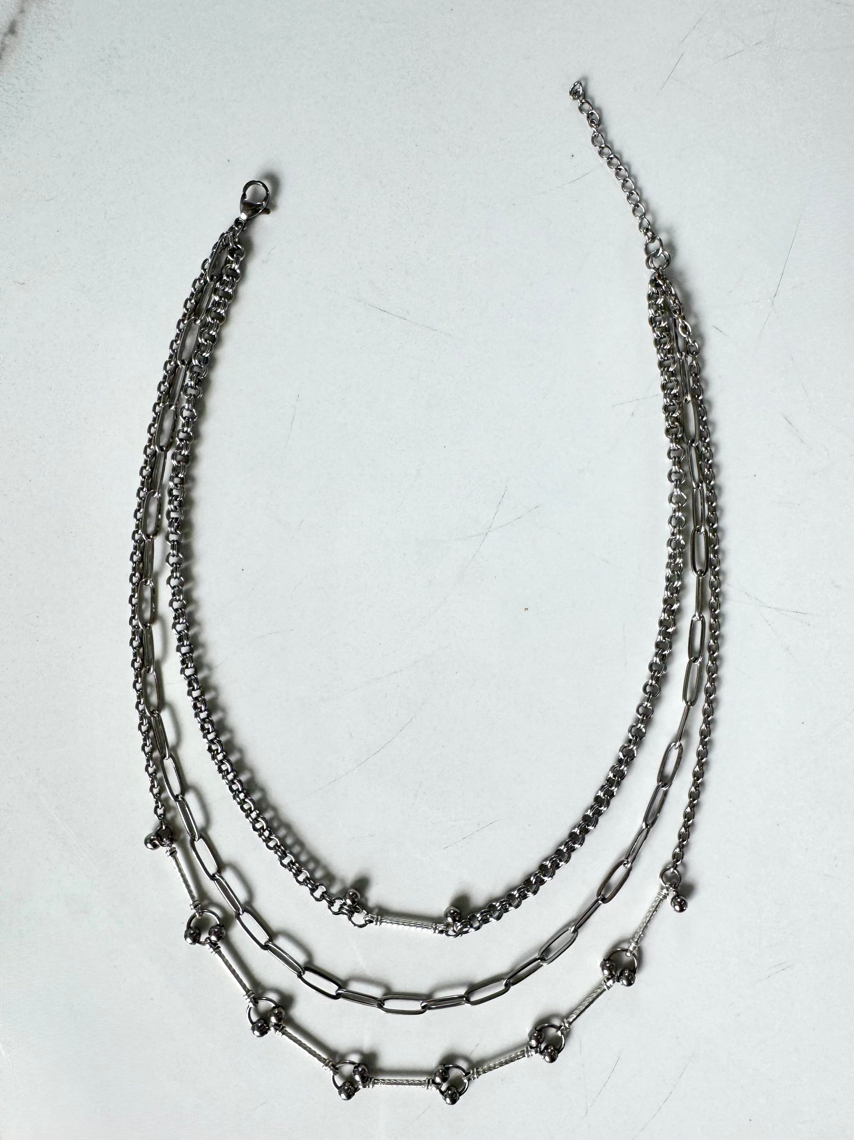 Layered Bar Necklace