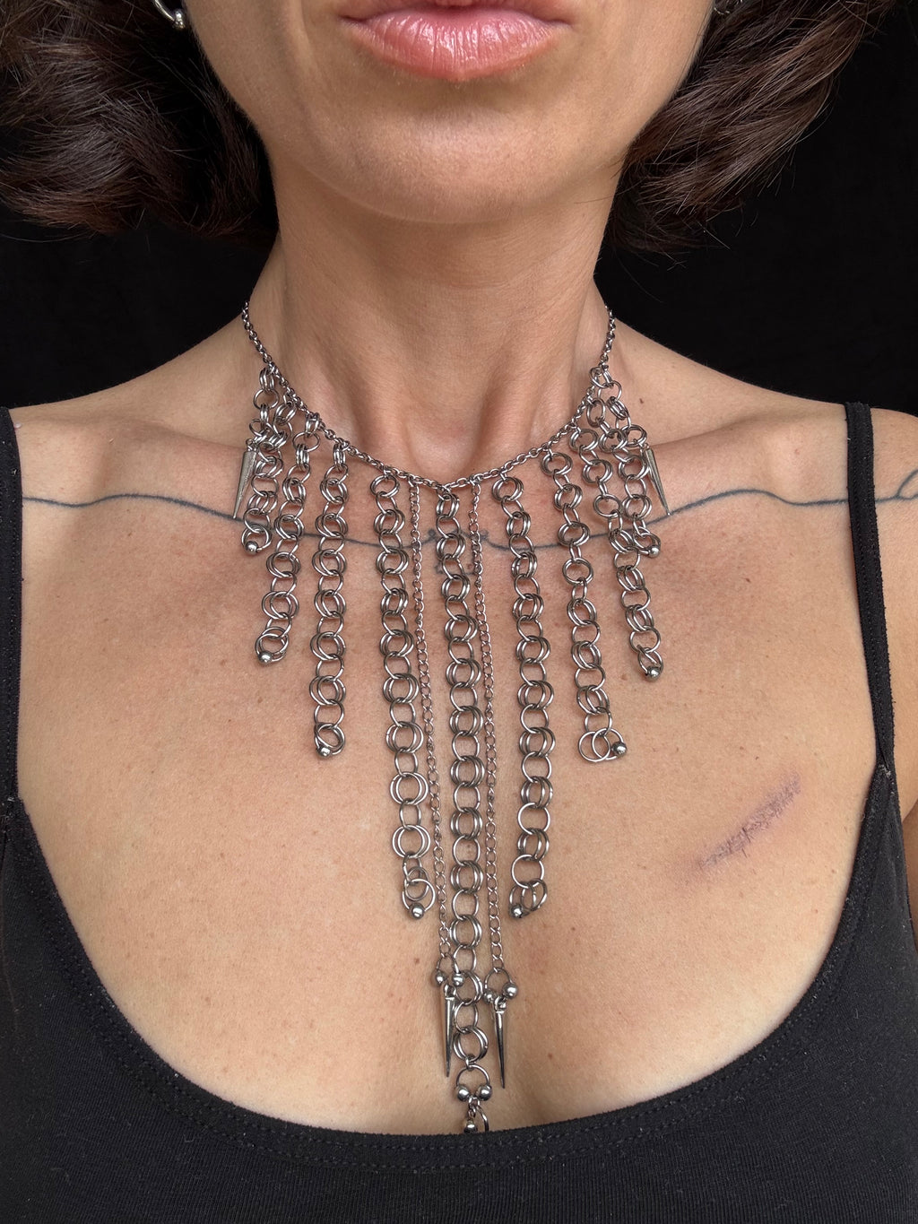 Cascade Fringe Necklace