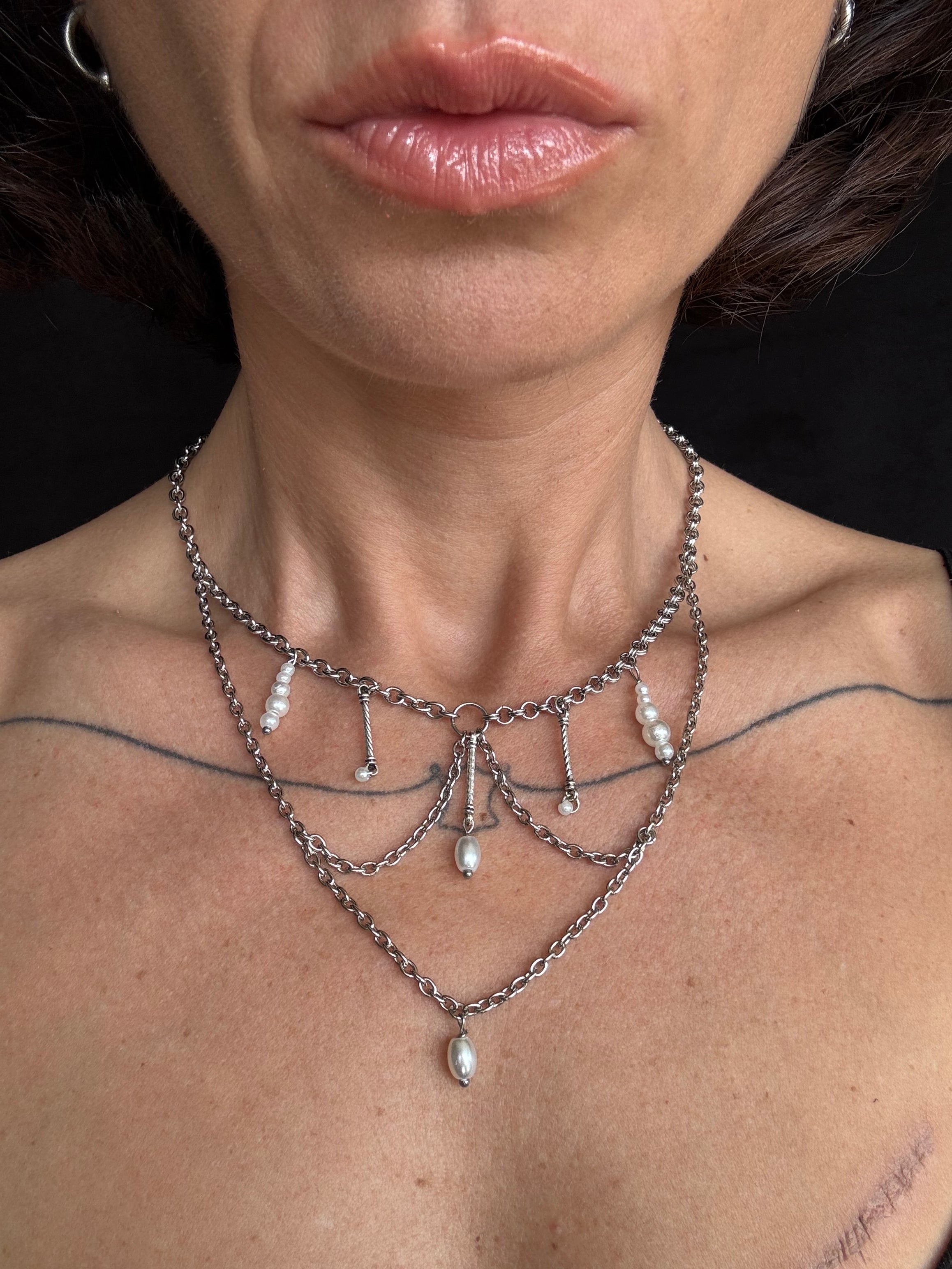 Pearl Cascade Necklace