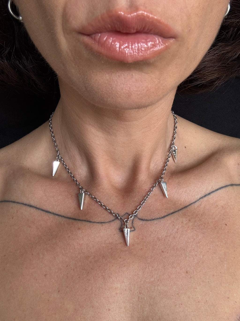 Triangle Spike Necklace