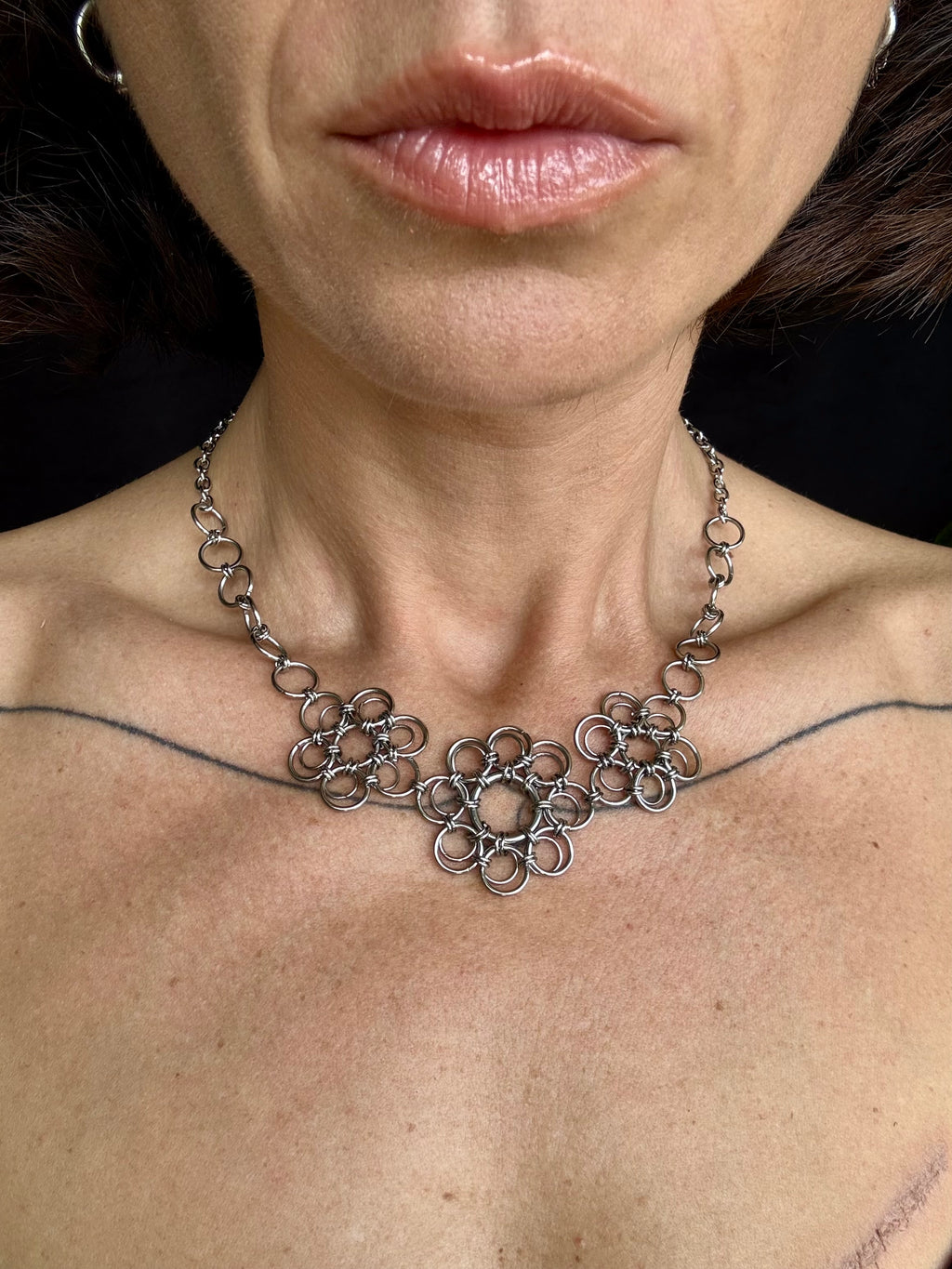 Flower Trio Necklace