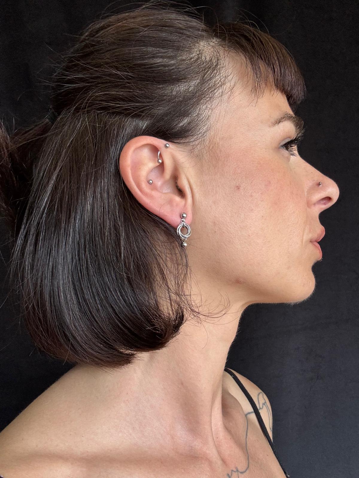 Weaved Stud Earring