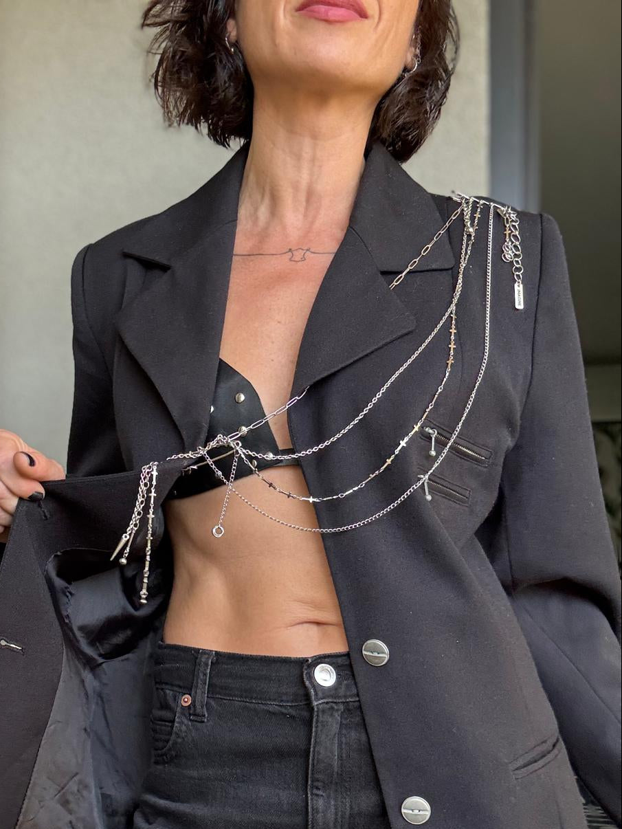 Draped Stainless Steel Body Jewellery
