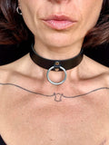 O-Ring Leather Choker
