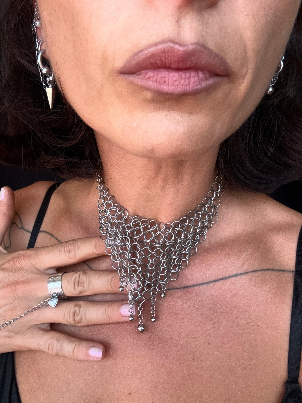 Chainmail & Balls Collar
